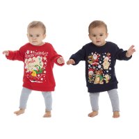 11C163: Assorted Babies Christmas Fleece Sweatshirts (3-24 Months)